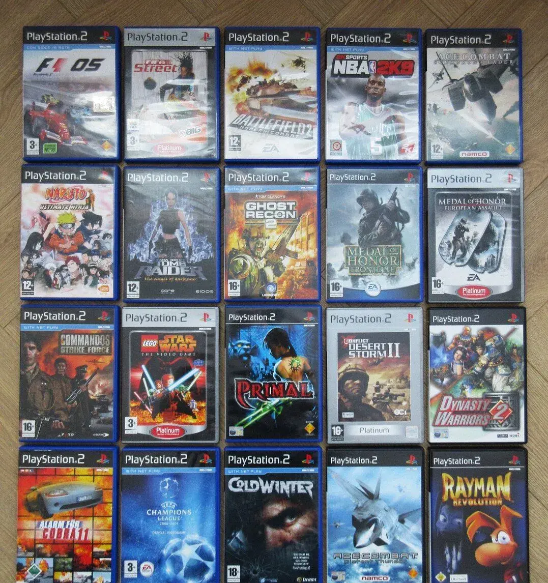 staré hry na PlayStation 2