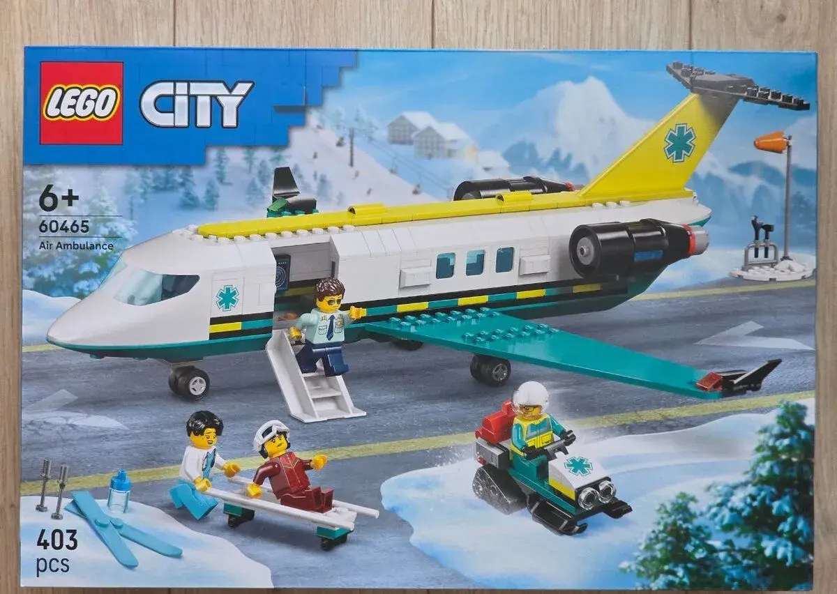 Lego City 60465 Lietadlo záchranárskej služby