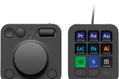 Logitech MX Creative Console Graphite – ako nová, záruka