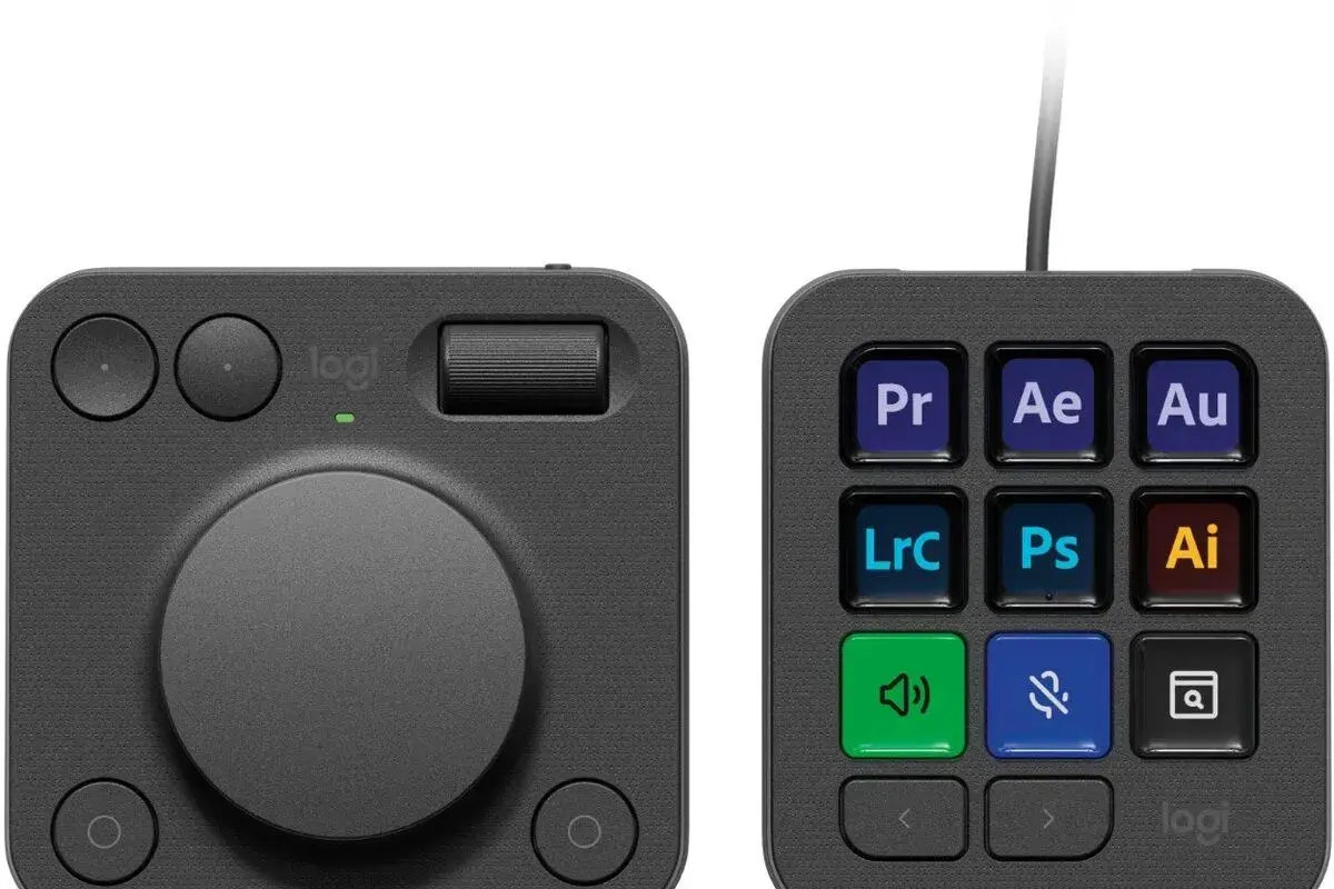 Logitech MX Creative Console Graphite – ako nová, záruka