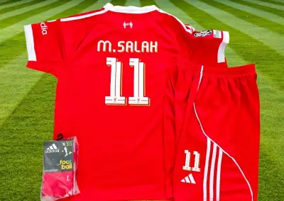 dres Mohamed Salah Liverpool FC red 155-165
