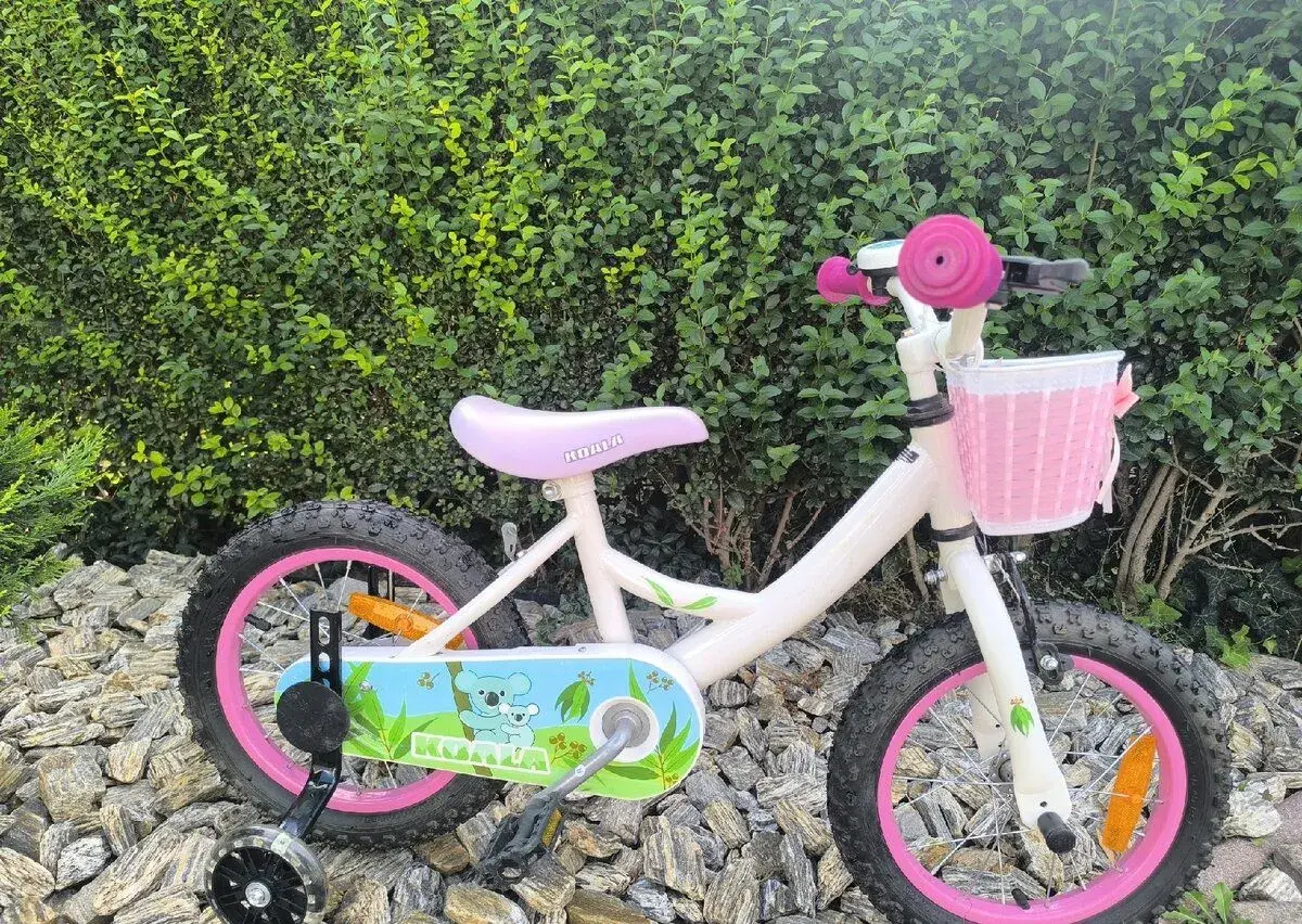 Pekný dievčenský bicykel 14 od 3-5 rokov