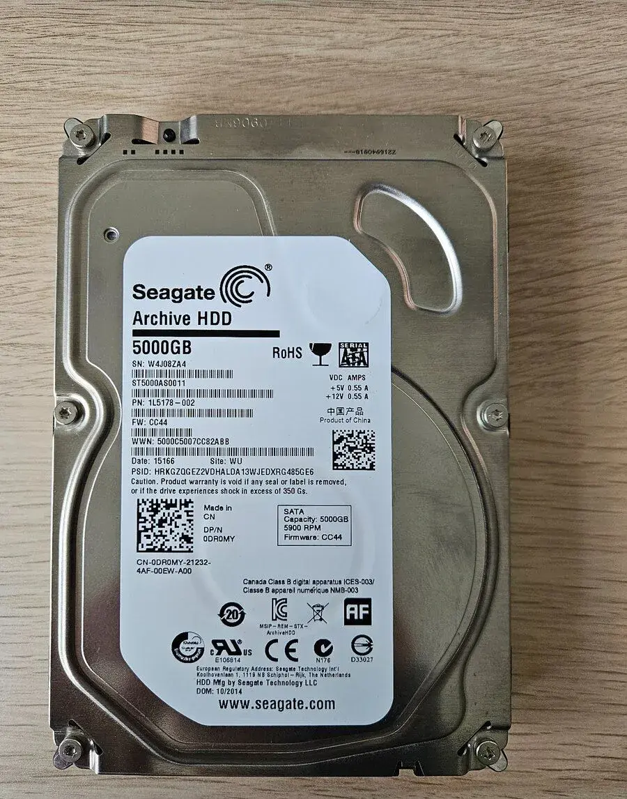 5TB HDD Seagate ST5000AS0011
