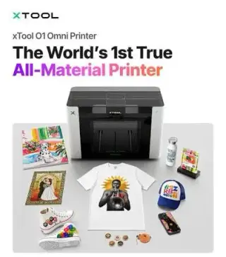 UV tlačiareň XTOOL O1 omniprint - nevybalená, záruka 2 roky