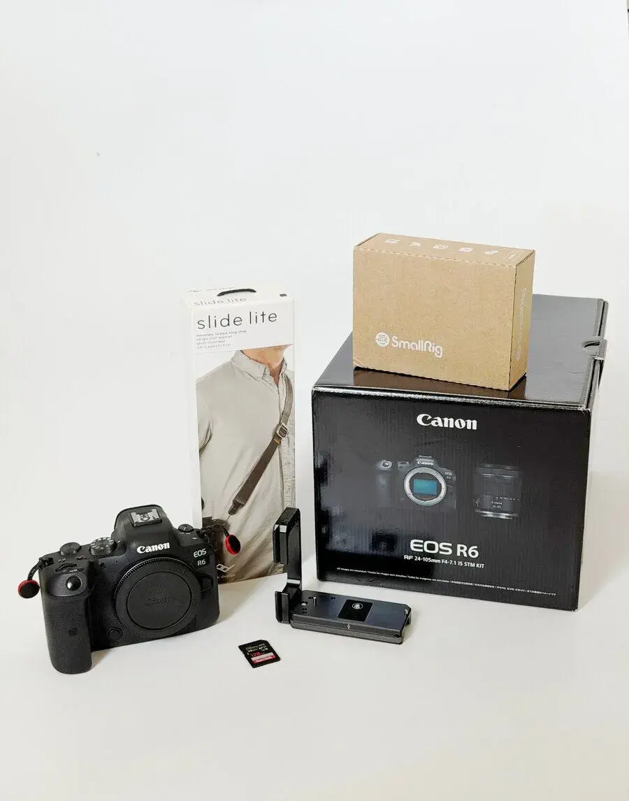 Fotoapárat Canon EOS R6 s príslušenstvom