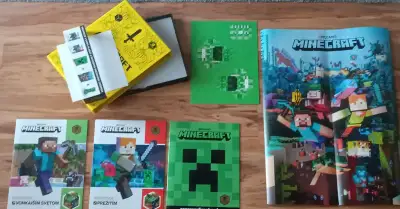 Minecraft – Dobrodružná kolekcia, 3 knihy + plagát