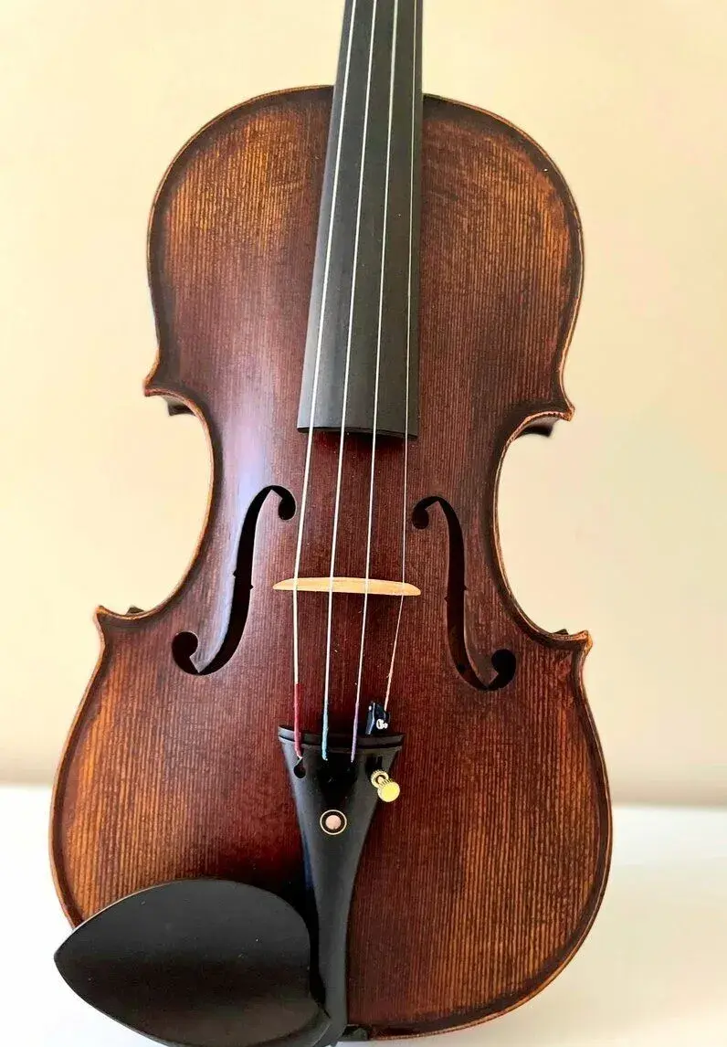 husle 4/4 model Stradivari ( cherry oil)