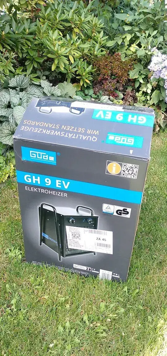 Elektrický ohrievač Gude gh 9 ev
