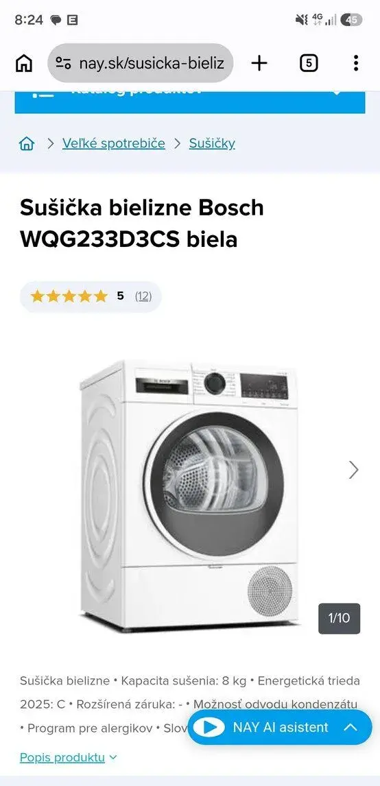Sušičku BOSCH