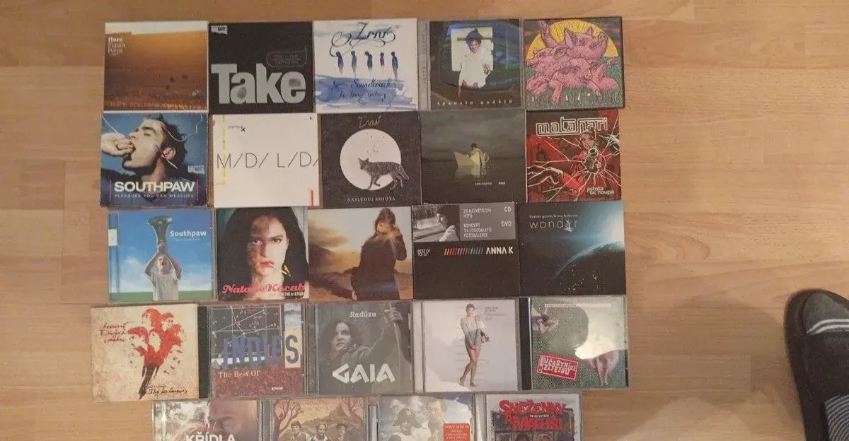 česke A SK kapely original cd
