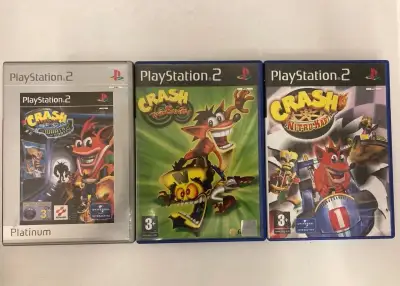 Hry Crash Bandicoot na konzolu playstation 2