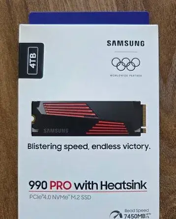 Samsung 990 PRO 4 TB Heatsink