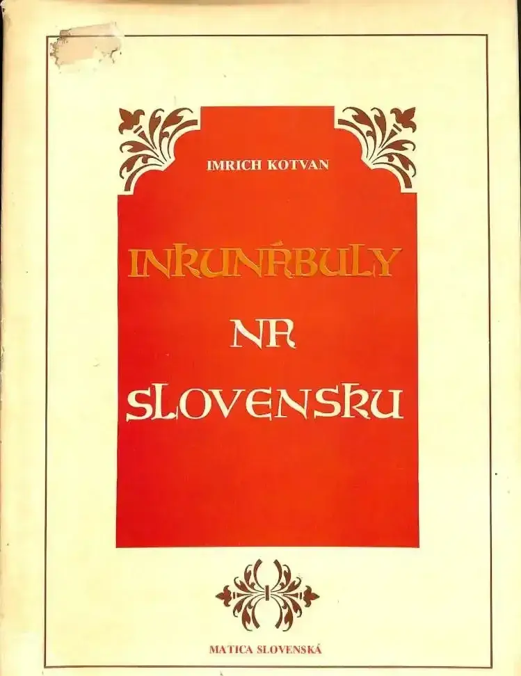 Inkunábuly na Slovensku