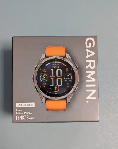 GARMIN Fenix 8 47 mm – NOVÉ, ZÁRUKA 24 MESIACOV