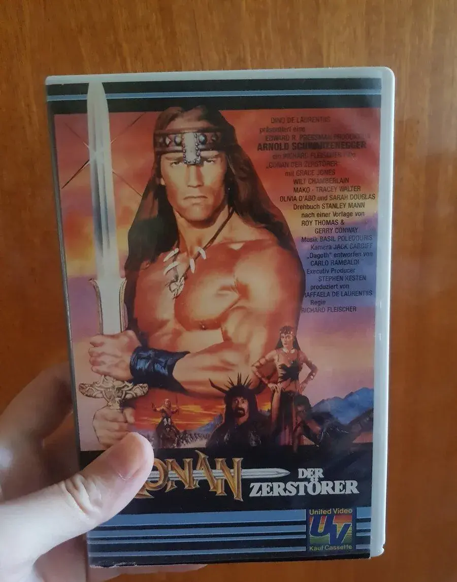 VHS Ničitel Conan v nemeckom jazyku