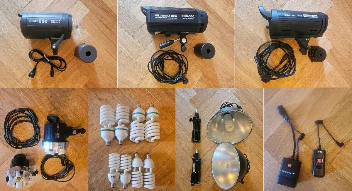 Fotoateliérová technika - blesky a trvalé svetlá