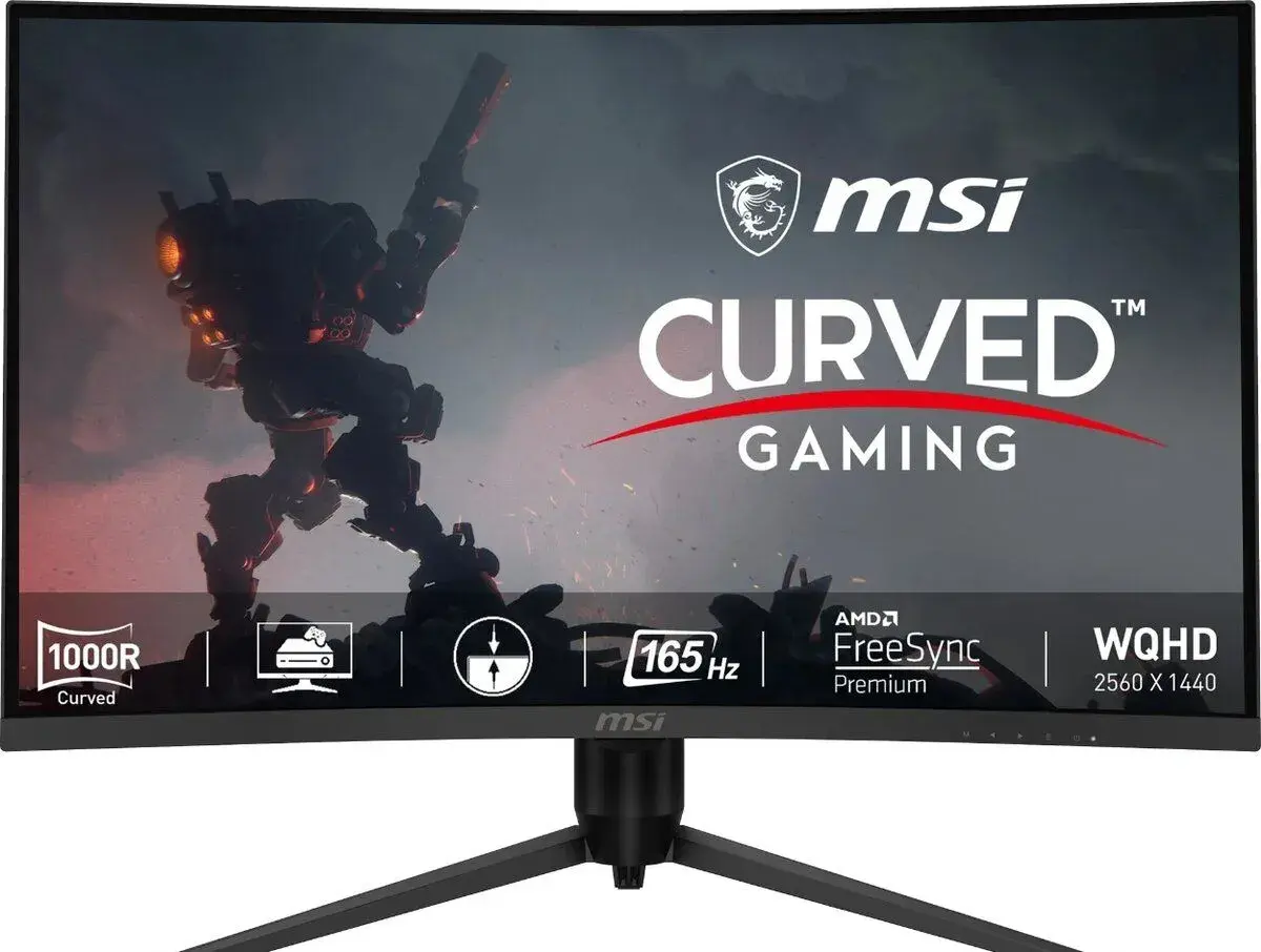 Herný monitor MSI Optix G271CQR 27" – QHD, 165 Hz, zakriven