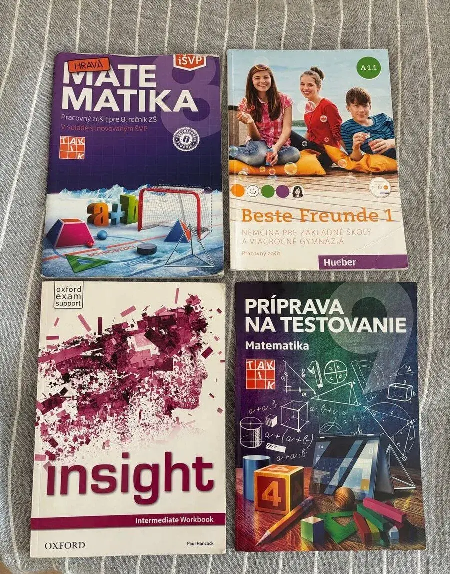 Darujem pracovne zosity pre 8. a 9. rocnik ZŠ