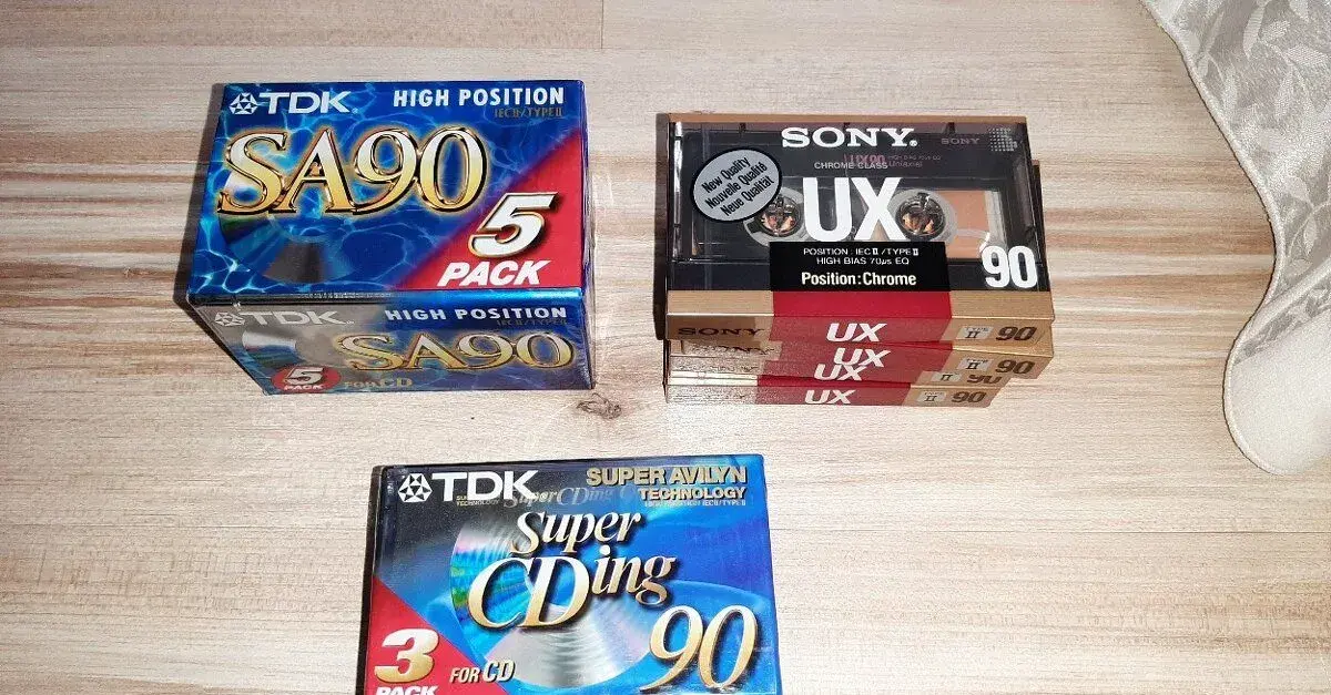 Audio kazety BASF, TDK, PHILIPS, SONY, MAXELL., a iné značky