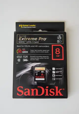 SanDisk ExtremePro 8GB + RescurePro - NOVÁ
