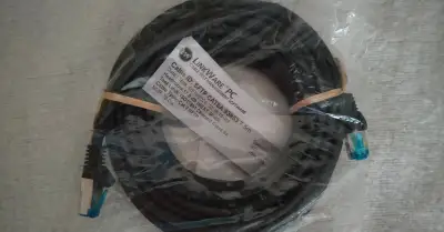 LAN Premiumcord patch kábel S/FTP CAT6A, čierny 7,5 m