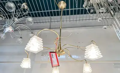 Závesná lampa Millefiori 5 lucova