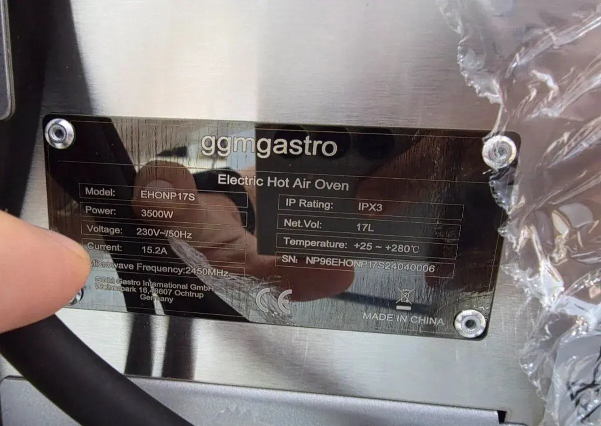 GGM Gastro EHONP17S – NOVÁ, NEPOUŽÍVANÁ profesionálna vysoko