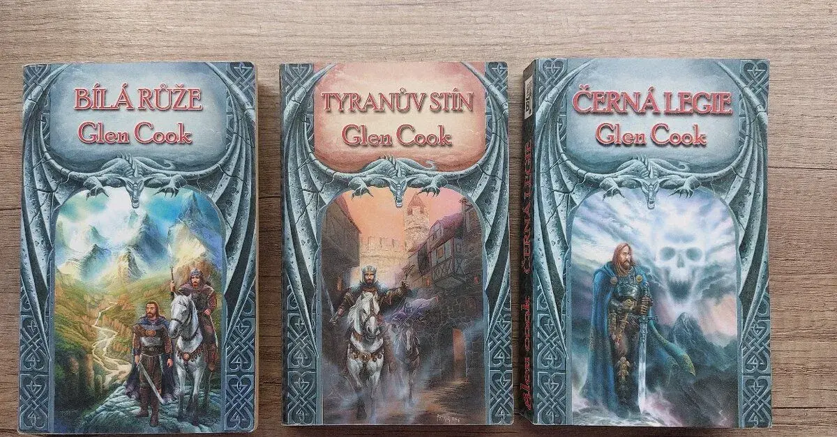 Glen Cook – Kroniky Černé legie 1–3 (Komplet, 1. vydanie Bro