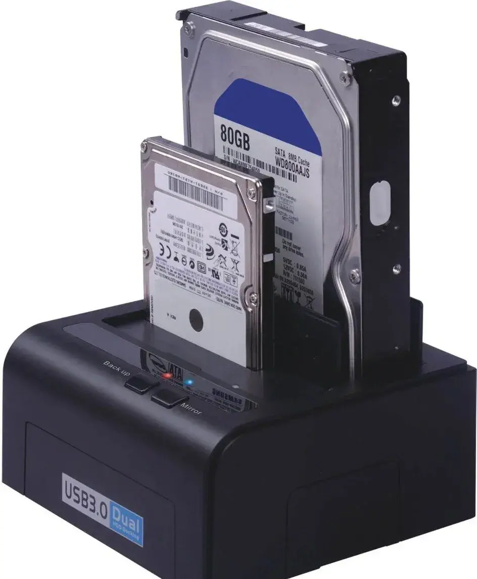 PremiumCord USB3.0 HDD dokovací stanice pro dva 2.5"/3.5"