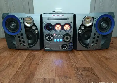 PHILIPS FW-M777+ diaľkové. MP3, CD, GAME PORT.