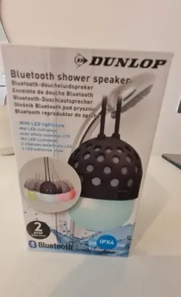 Dunlop Bluetooth shower speaker - 3W - nový