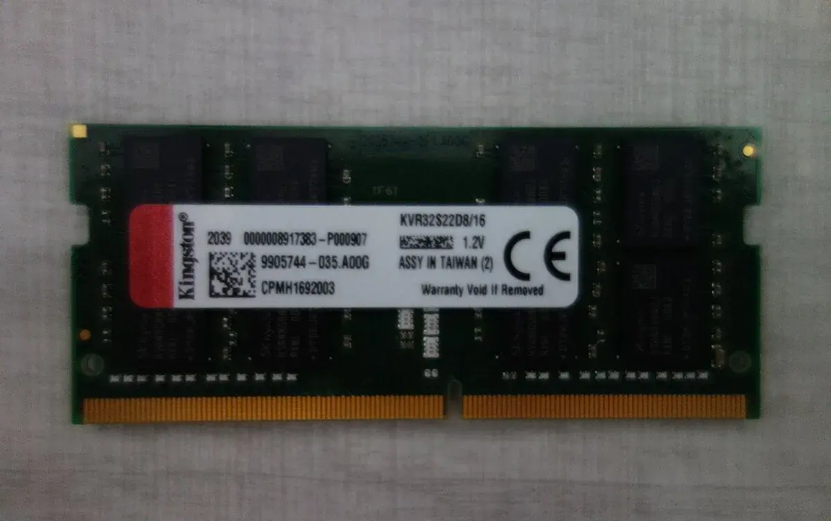 KINGSTON 16GB SODIMM DDR4 3200MHz