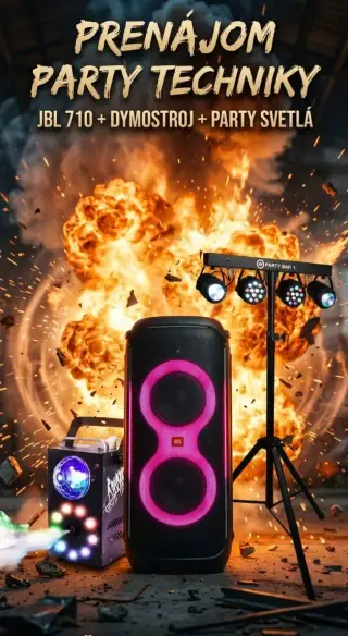 Prenájom party techniky JBL 710.