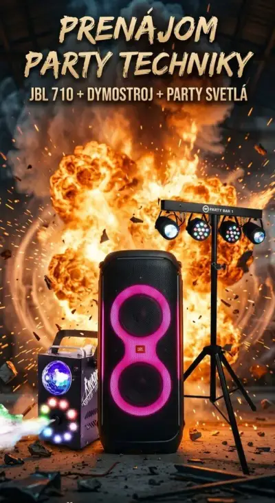 Prenájom party techniky JBL 710.