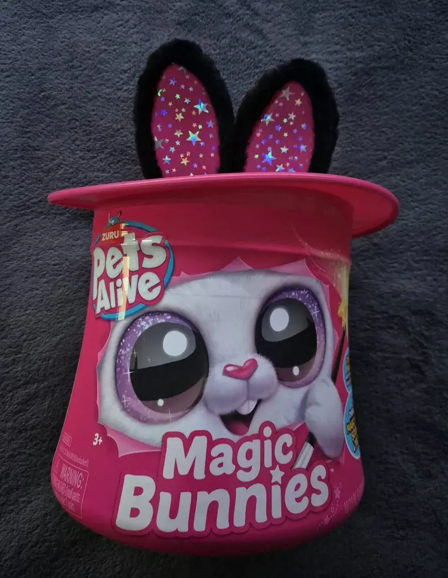 Interaktívny zajačik v klobúku ZURU Pets Alive – Magic Bunni