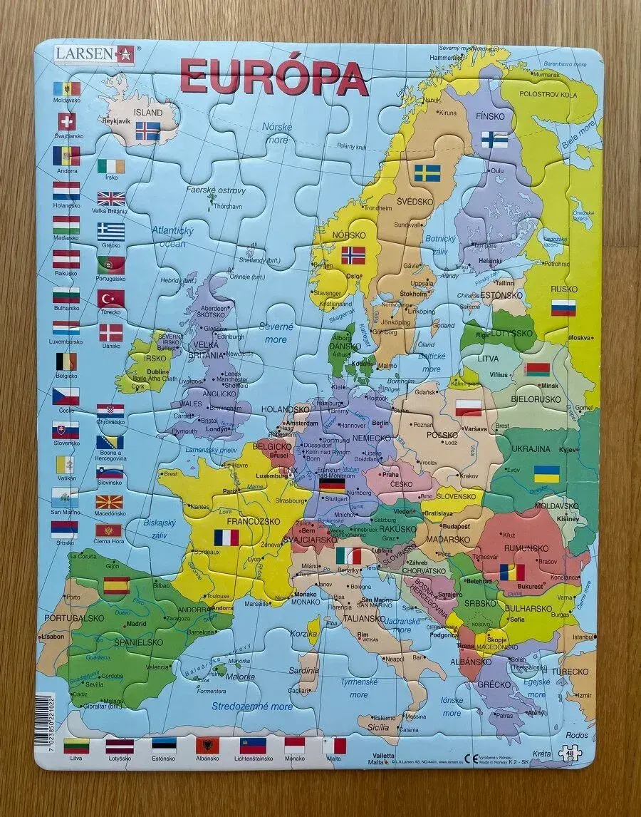 Puzzle Európa