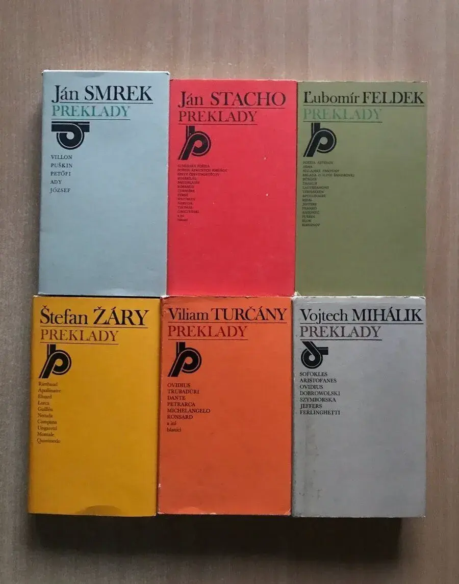 Rázus, Urban, Smrek, Stacho, Feldek, Žáry, Turčány Mihálik