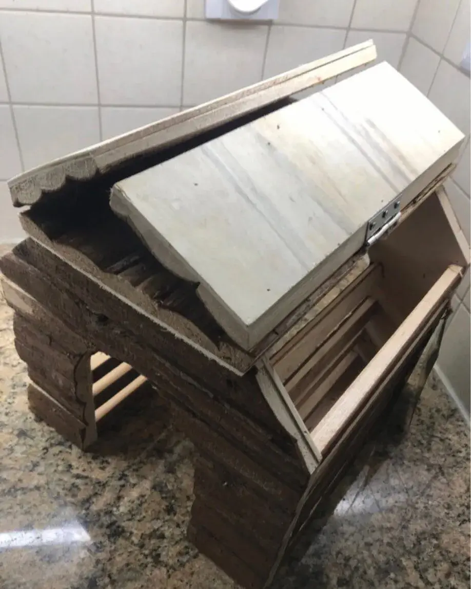 Domček pre hlodavce senník
