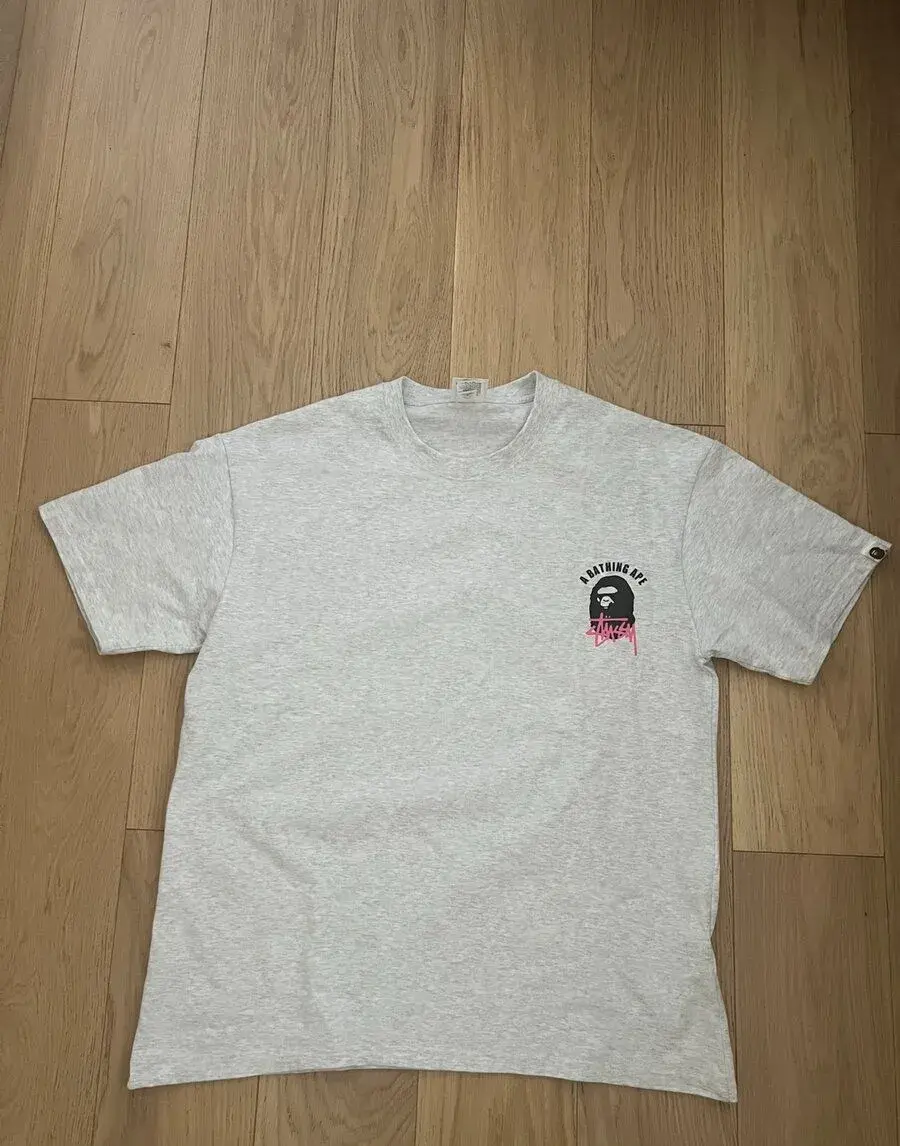 BAPE x Stussy grey T-Shirt