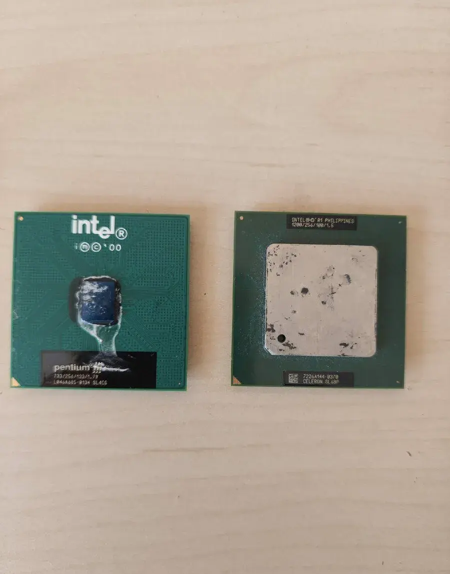 Cpu Intel Celeron a Intel Pentium 3