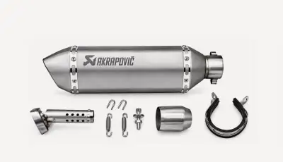 Nový - Ladený univerzálny motocyklový výfuk nerezový