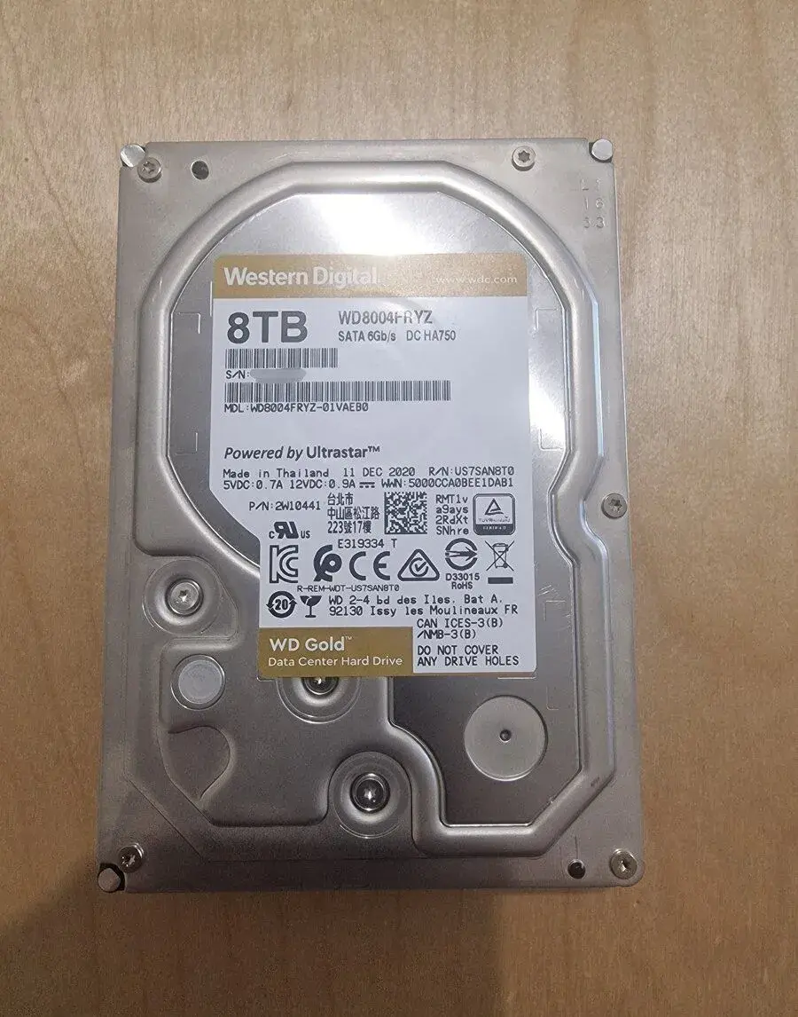 HDD 8 TB WD Gold