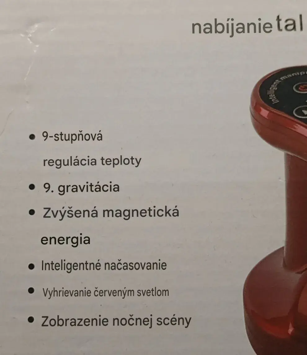 Nepoužívaný masážny prístroj – nový🔋+zadarmo čitaj