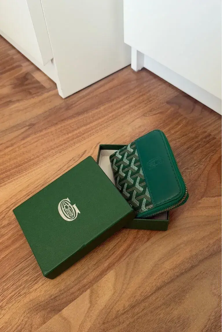 Goyard peňaženka zelená