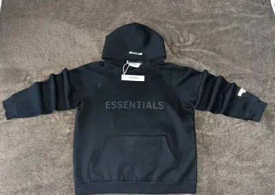 Fear of God Essentials mikina čierna – veľkosť L – NOVÁ