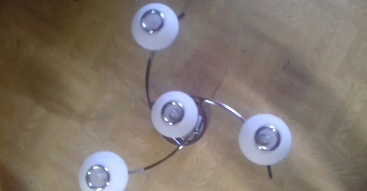 Lampa stropná / Luster inkl.Nové LED ziarovky