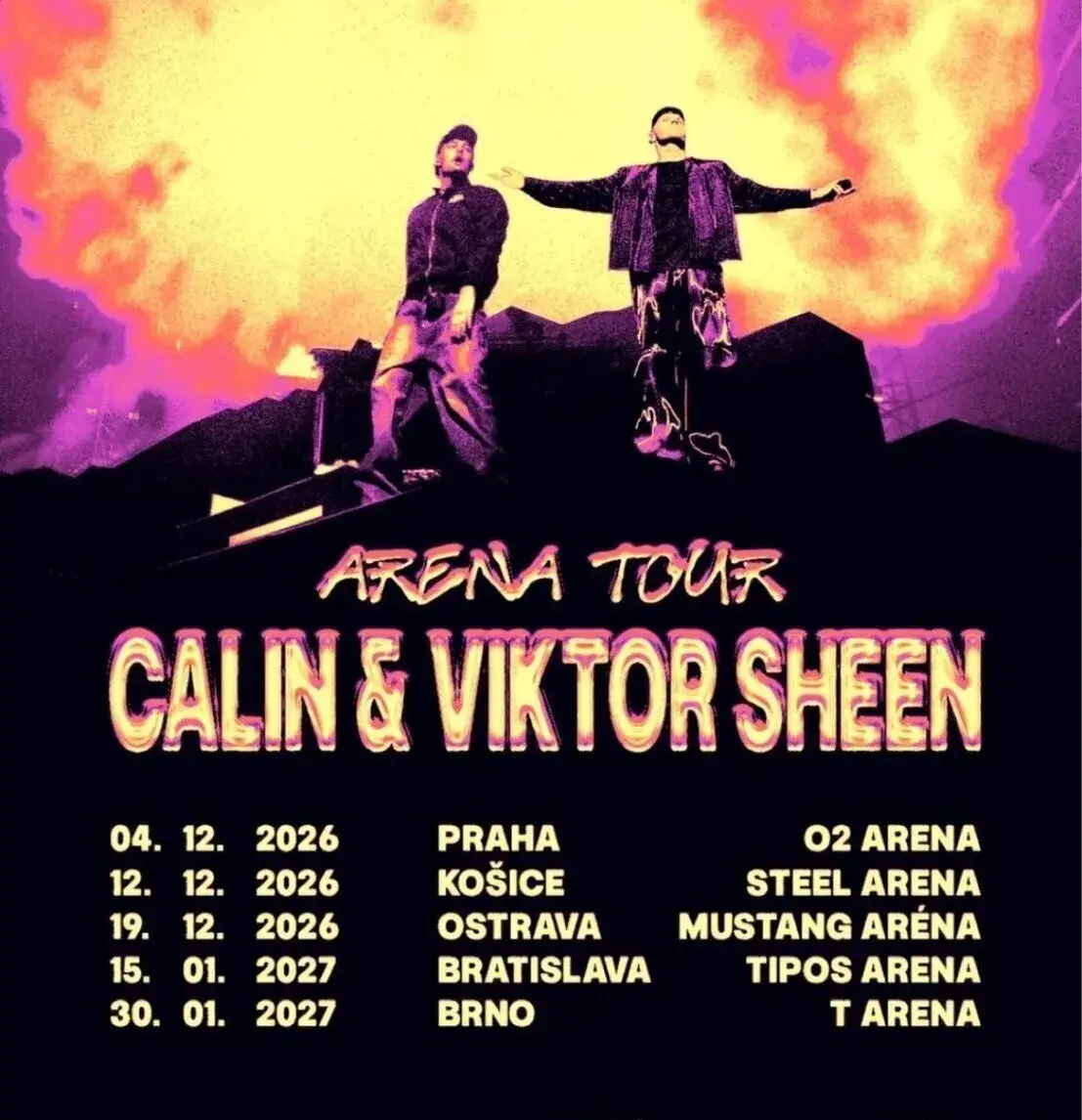 Viktor Sheen Calin, Arena Tour