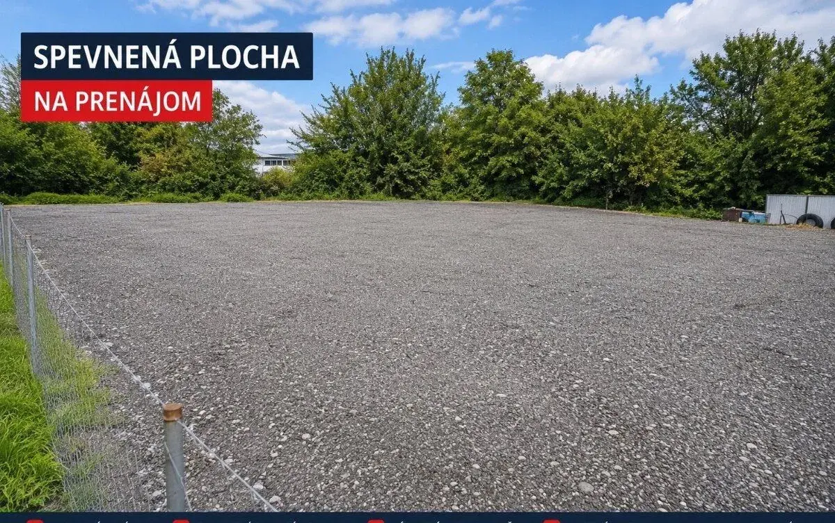 SPEVNENÁ PLOCHA NA PRENÁJOM