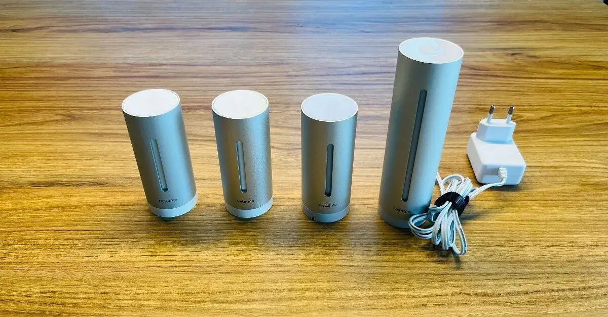 Kompletná smart meteostanica Netatmo + 2x prídavný modul