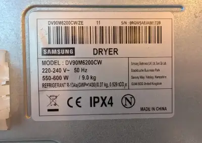 Sušička Samsung DV90M6200W